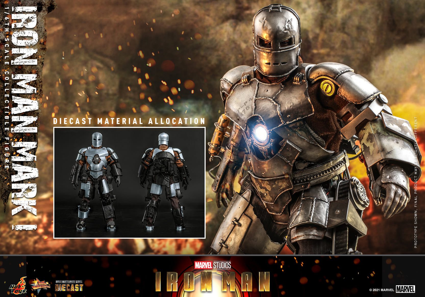 HOT TOYS MMS 605 D40 IRON MAN MARK I