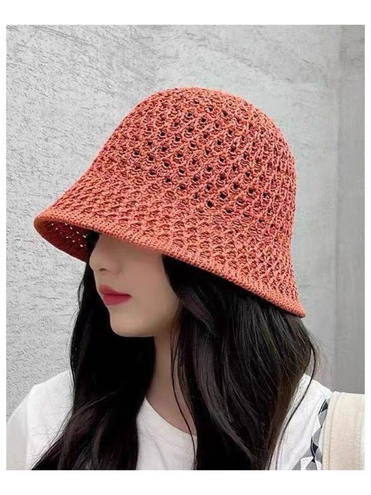 พร้อมส่งจากไทย หมวกบัคเก็ต หมวกถัก หมวกสาน หมวกเกาหลี🤎