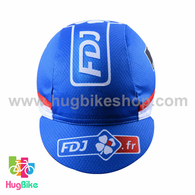 หมวกแก๊บ FDJ 16 (01) สีน้ำเงินขาว