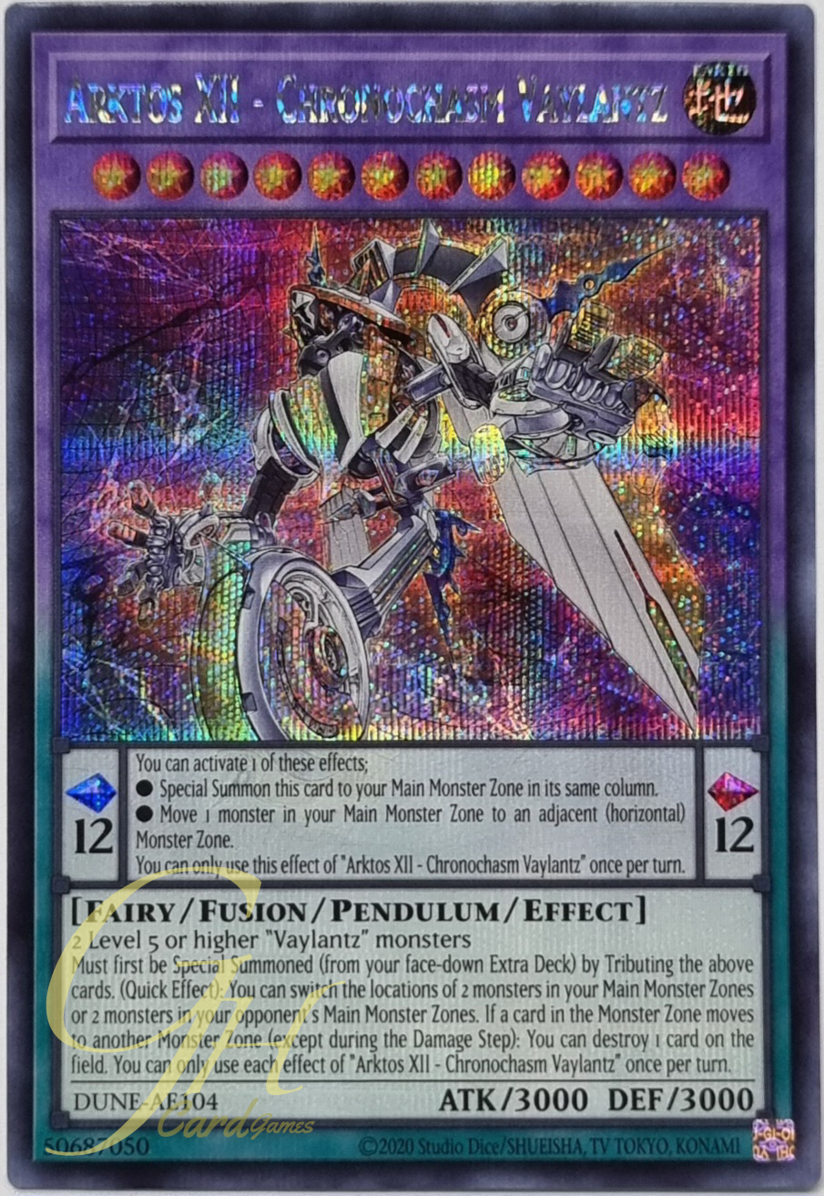 Yugioh [DUNE-AE104] Arktos XII - Chronochasm Vaylantz (Secret Rare)