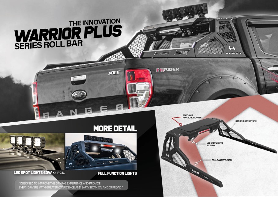 WARRIOR PLUS SERIES ROLL BAR