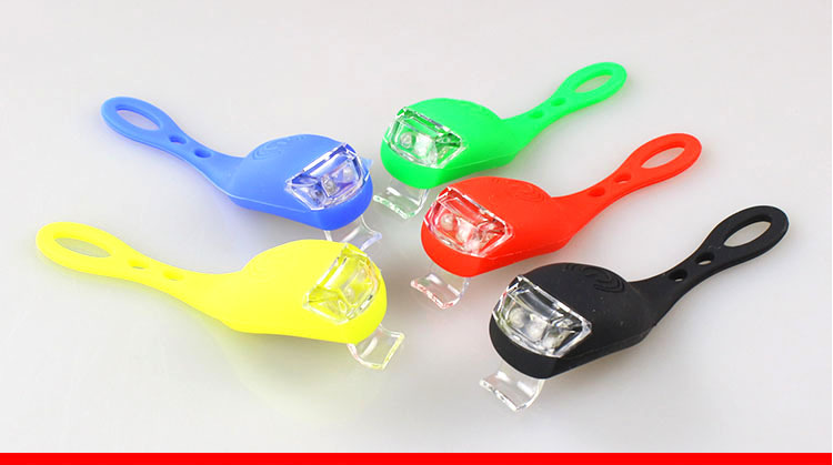 ไฟจักรยาน รุ่น ไฟซิลิโคนตากบ 2LED