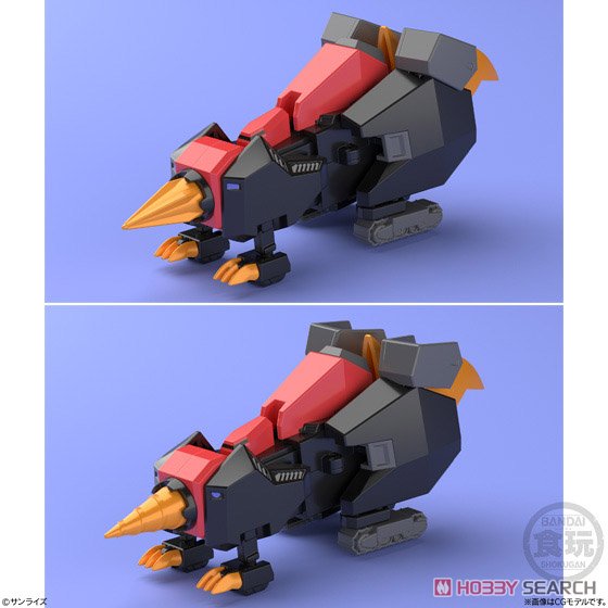 Super Mini Pla The King of Braves Gaogaigar 6 (Set of 4) (Shokugan)