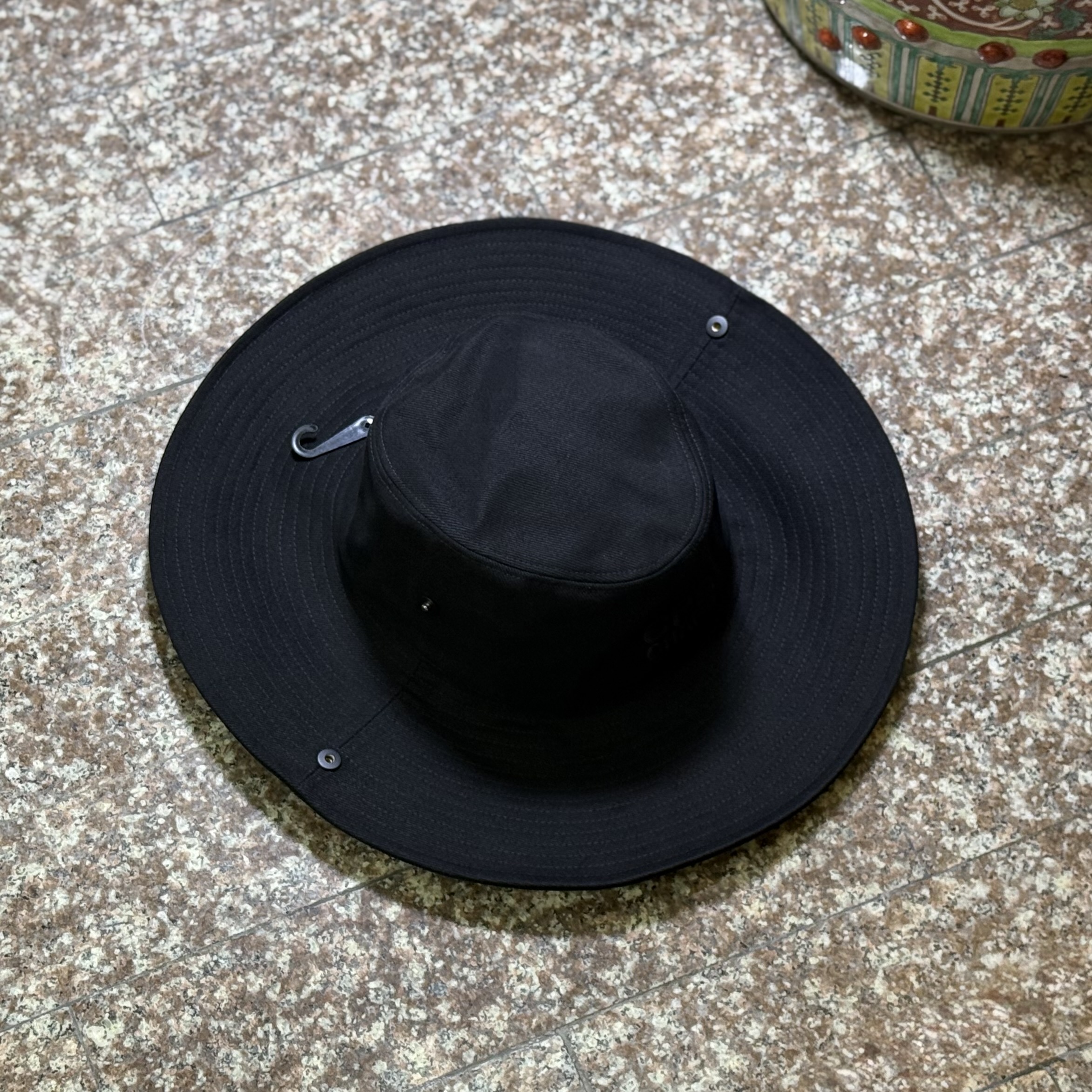 หมวกปีกรอบ CPS CHAPS Black Brim Hat ‘BLACK’