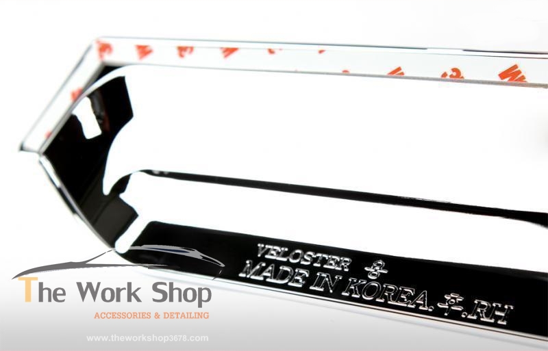 Chrome Door Visor for Veloster ( กันสาดโครเมี่ยม )