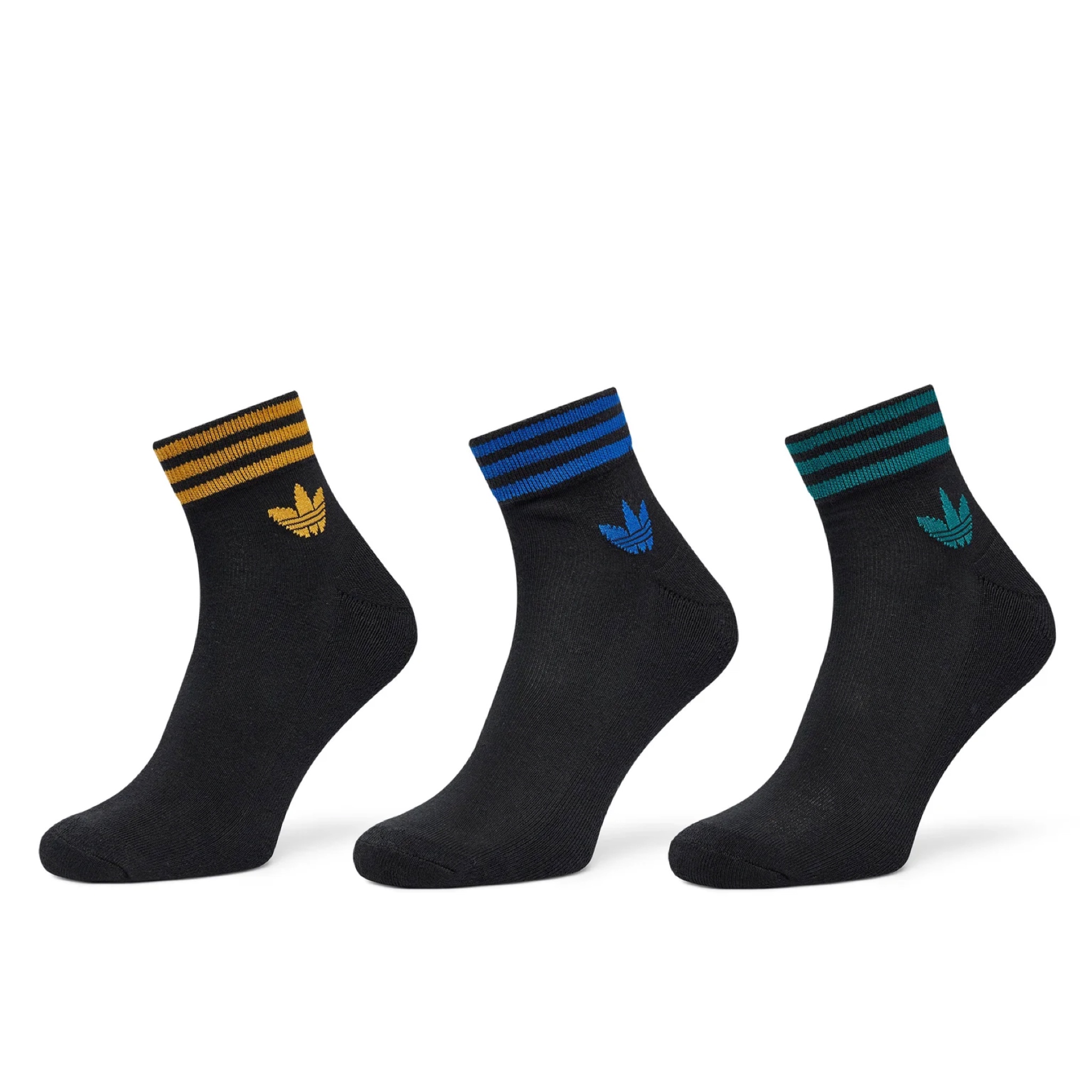 ถุงเท้า Adidas Originals Trefoil Ankle Socks #แพค3คู่ (S,M)