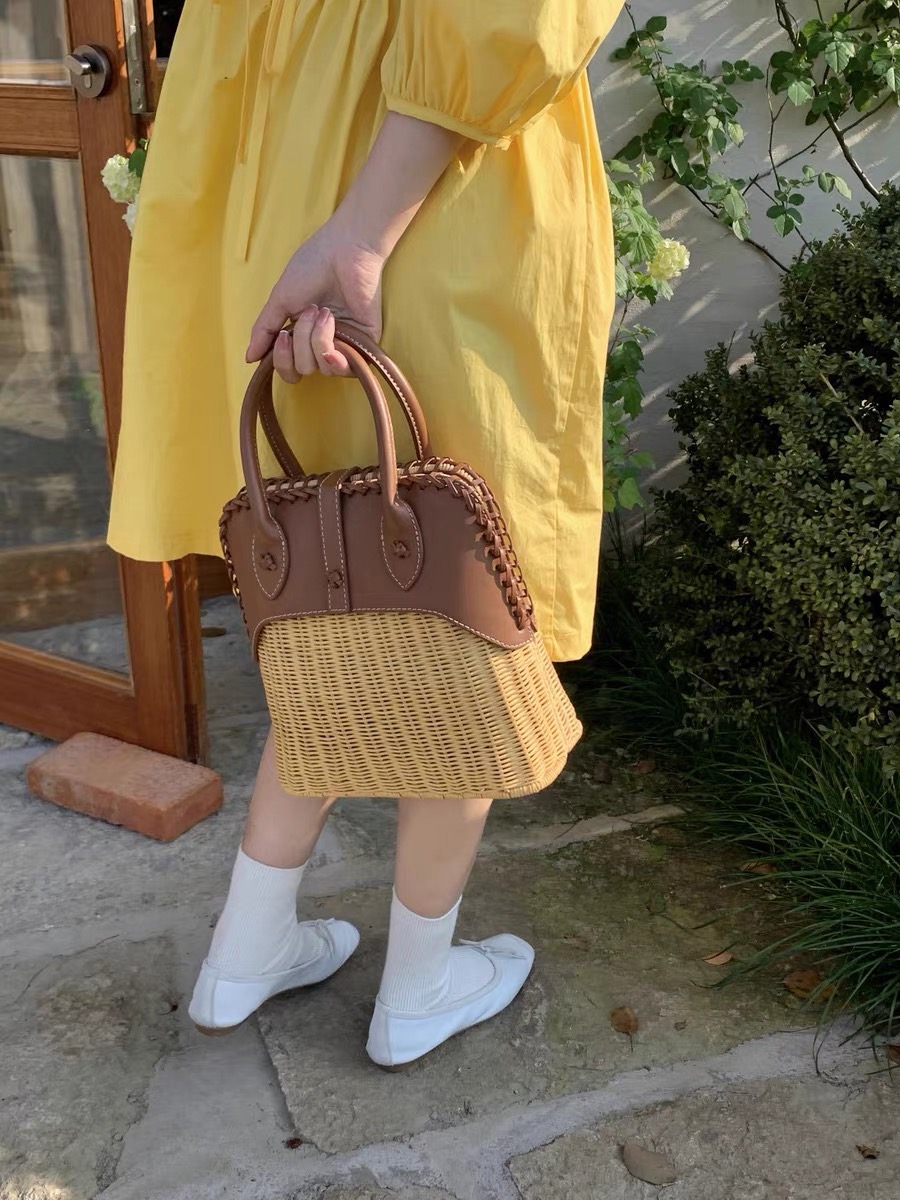 กระเป๋าสาน กระเป๋าหวาย กระเป๋าคาเฟ่ กระเป๋ามินิมอล 🤎