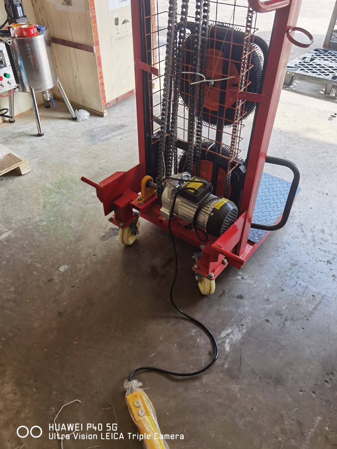 🌈รถเข็นยกของไฟฟ้า เข็นง่ายสะดวก ยกของได้สูงถึง 200 กิโลกรัม ปรับขึ้นลงด้วยระบบไฟฟ้า 1800w Electric Stacker DD1