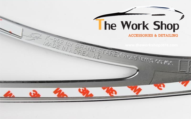 Chrome Head Lamp Cover for H-1 V.2 ( โครเมี่ยมแต่งไฟคู่หน้า )