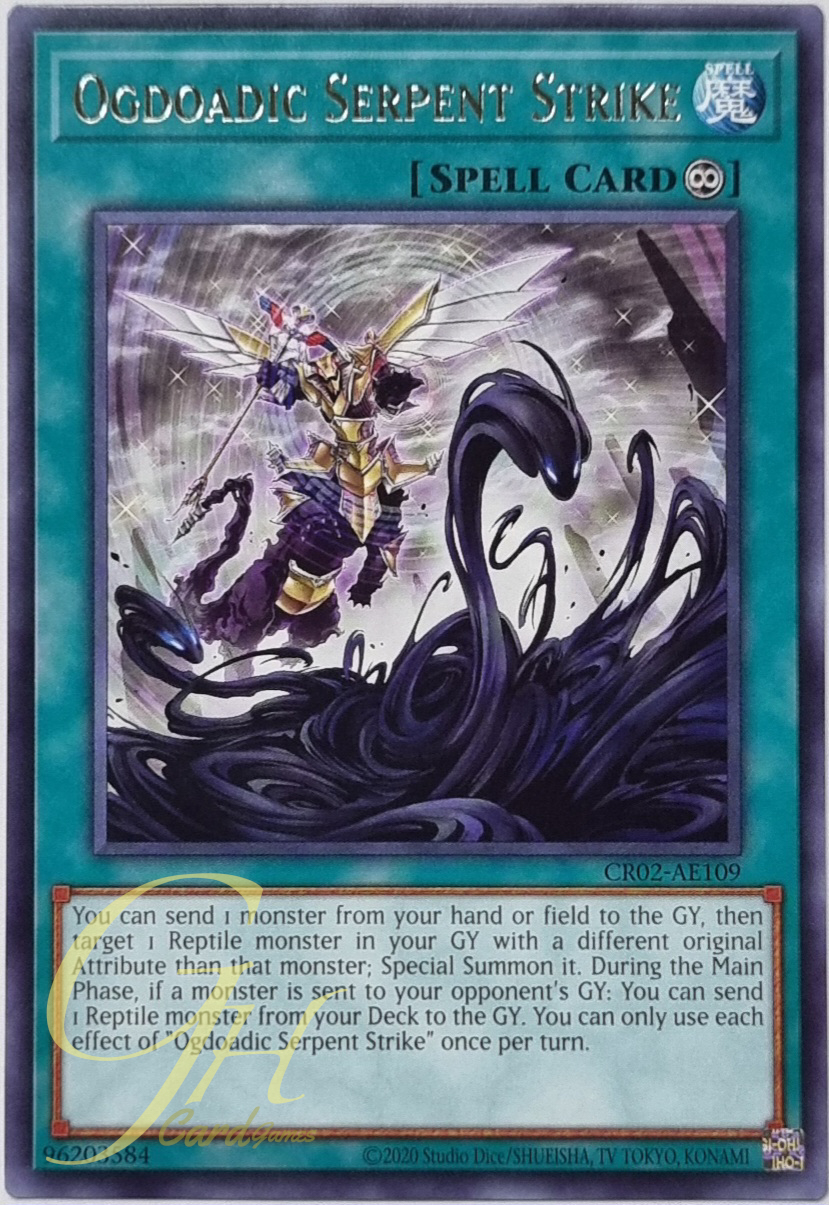 Yugioh [CR02-AE109] Ogdoadic Serpent Strike (Rare)