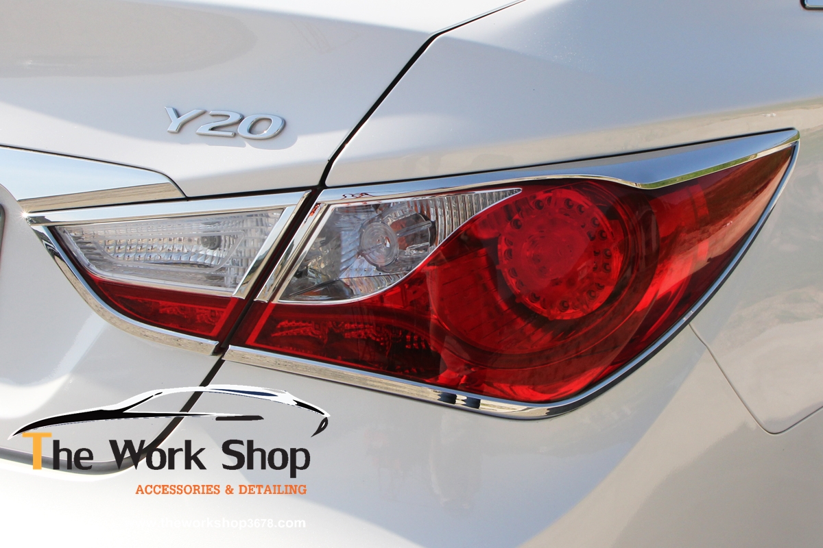 Rear Lamp Cover for Sonata ( โครเมี่ยมครอบไฟท้าย )