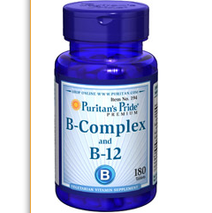 Puritan's Pride Vitamin B-Complex and Vitamin B-12
