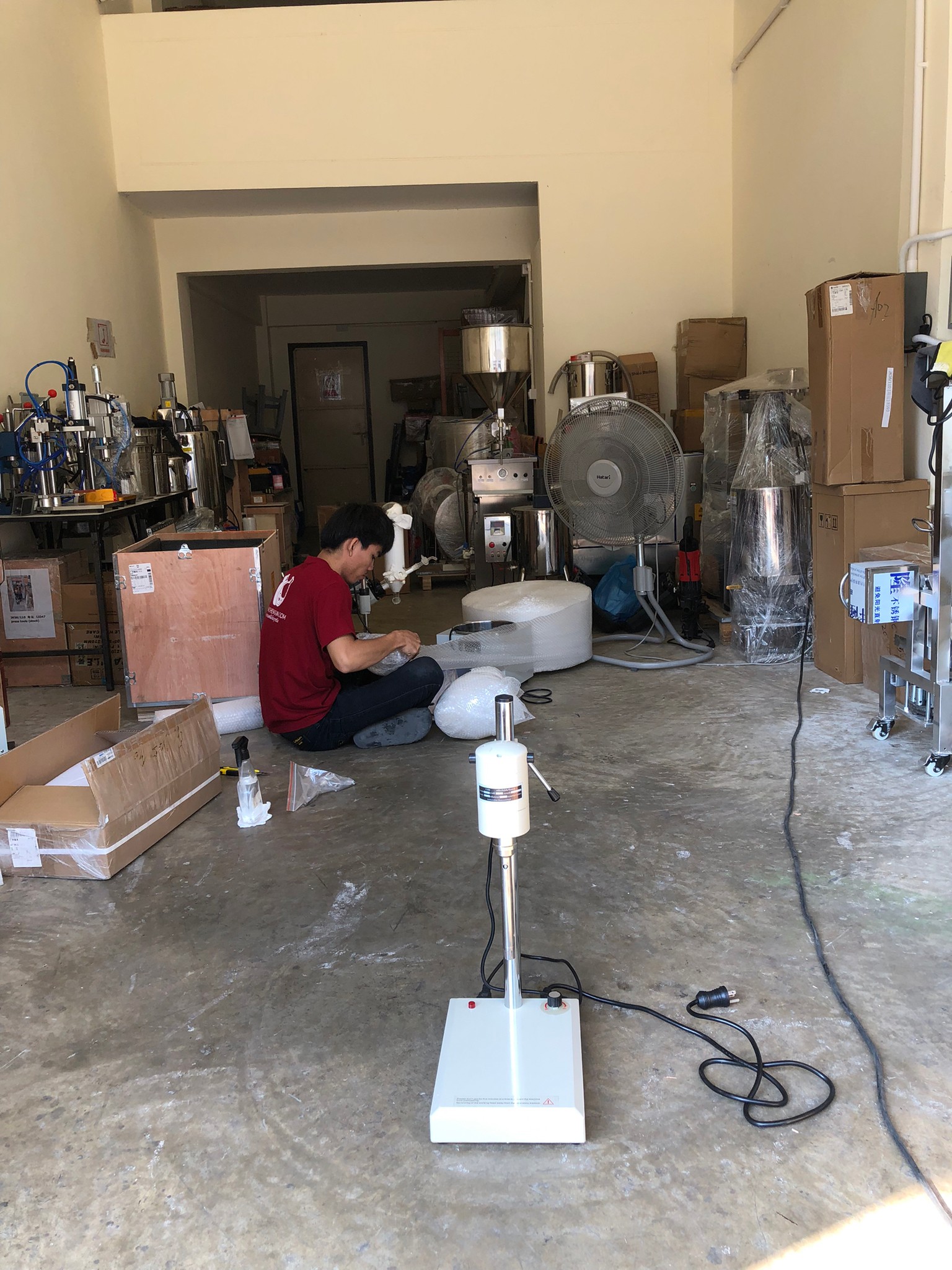 🌈เครื่องปั่น รุ่น FJ HOMOGENIZER โฮโมจิไนเซอร์ ปั่นของเหลว โลชั่น ครีม แรงเฉือนละเอียด