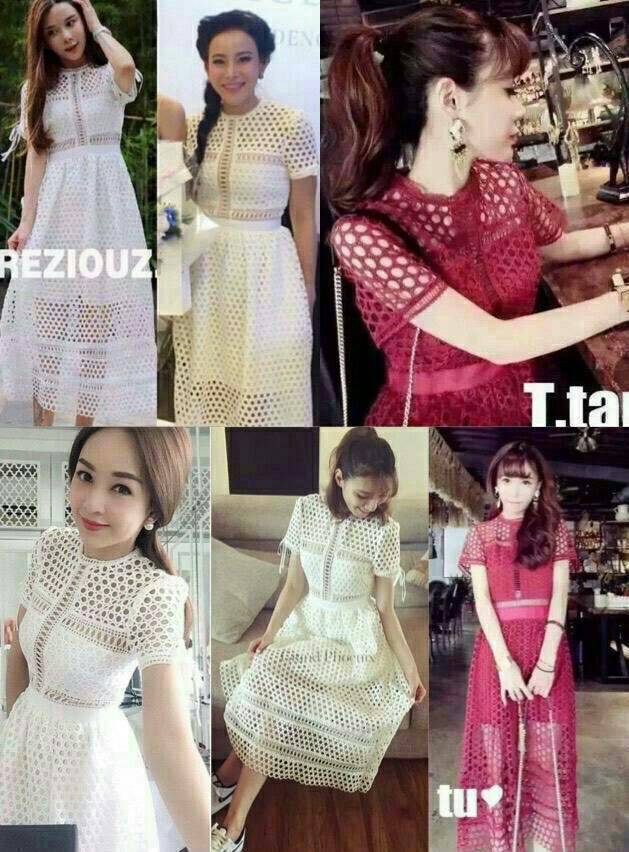 เดรสลายฉลุ