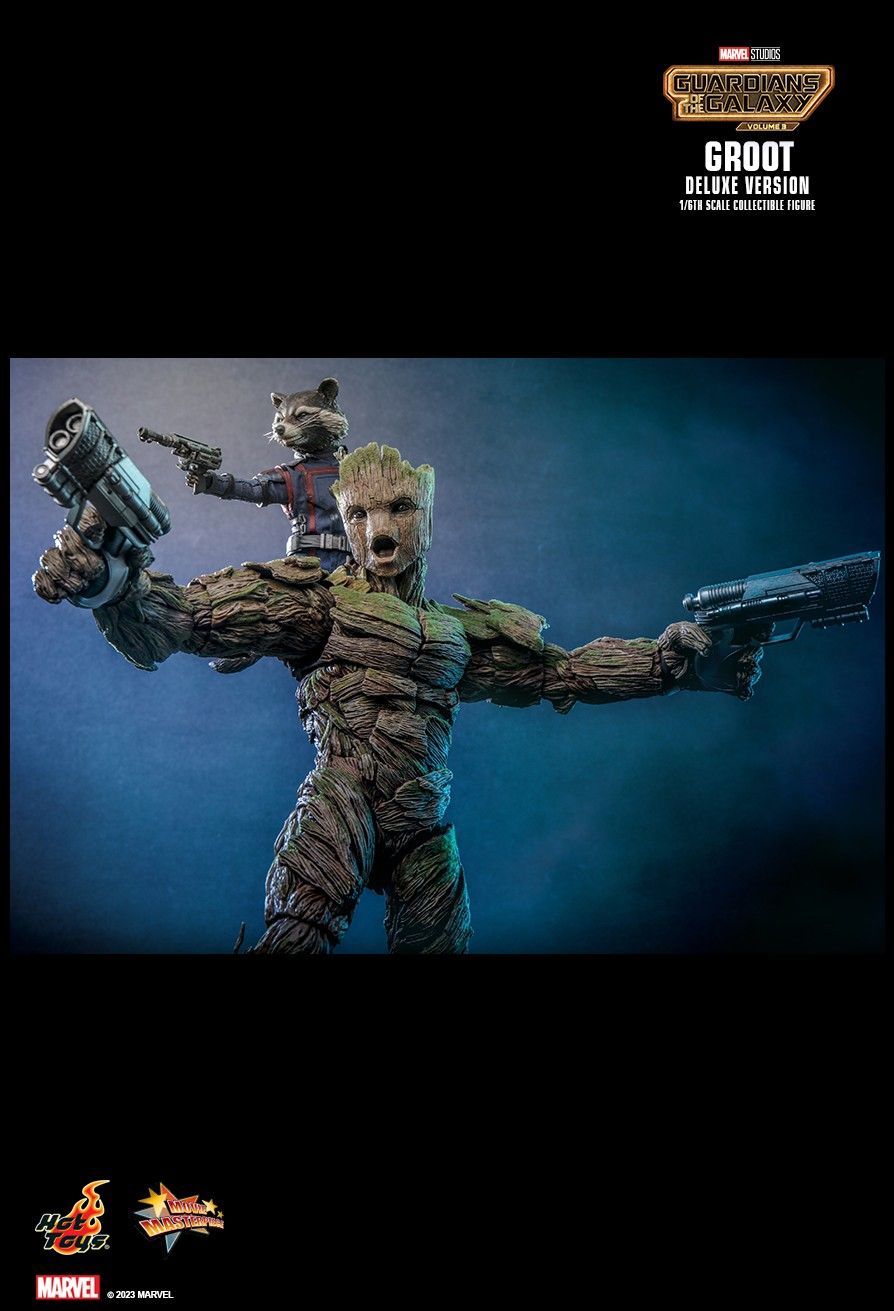 HOT TOYS MMS707 Guardians of the Galaxy Vol. 3 - Groot (Deluxe Version)