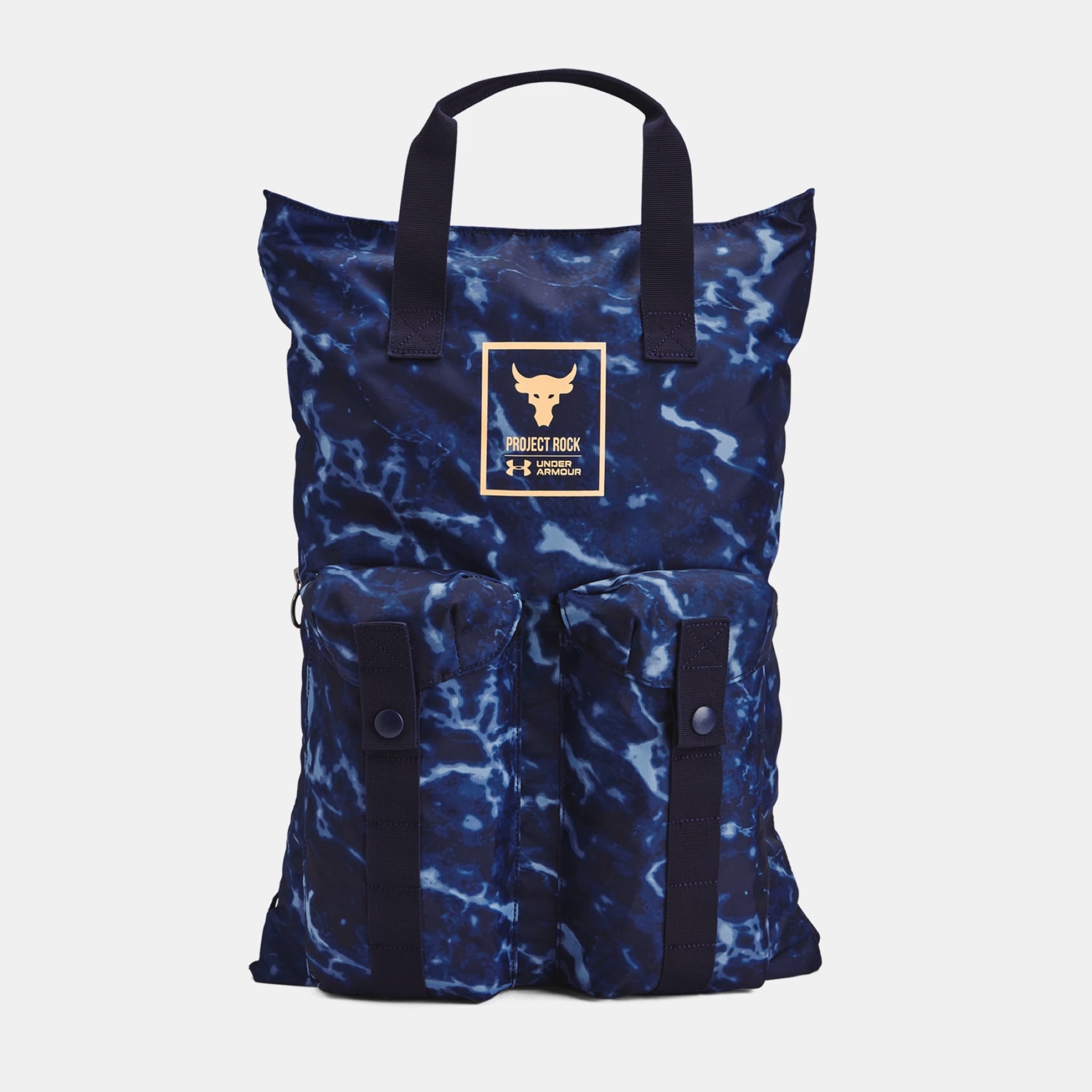 กระเป๋า Under Armour Project Rock Gym Sack ‘Camo/Midnight’ (19L)