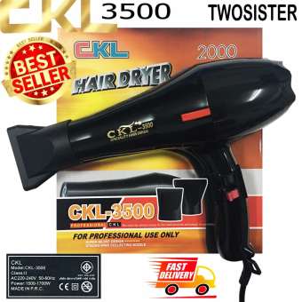 CKL ไดร์เป่าผม รุ่น 3500 - black