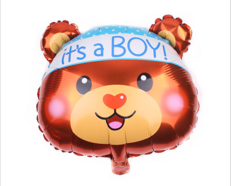 ลูกโป่งฟอยล์ It's a Boy! หน้าหมี