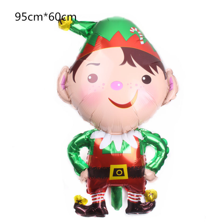 SANTA BOY FOIL BALLOON 95*60cm / ลูกโป่งซานต้า