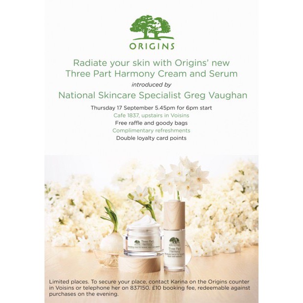 แท้ Origins Tri-Phase Essence Lotion 150 ml คอเลคชั่น Three Part Harmony ซ่อมแซมผิวเก่า เสริมสร้างผิวใหม่ ให้ความอ่อนโยน