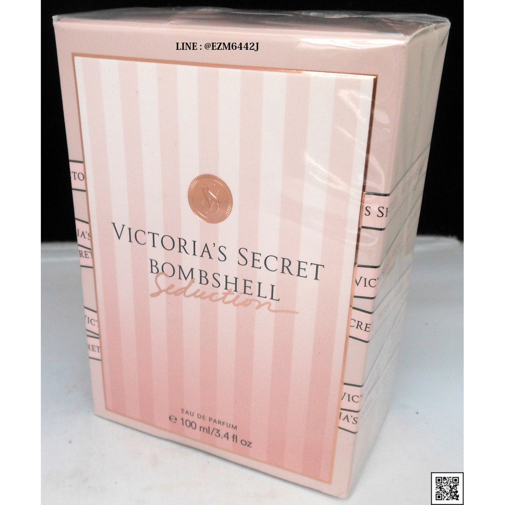 น้ำหอมแท้ VICTORIA'S SECRET BOMBSHELL SEDUCTION FOR WOMEN EAU DE PARFUM SPRAY 100 ML ของใหม่ กล่องซีล เหมือนกับห้าง