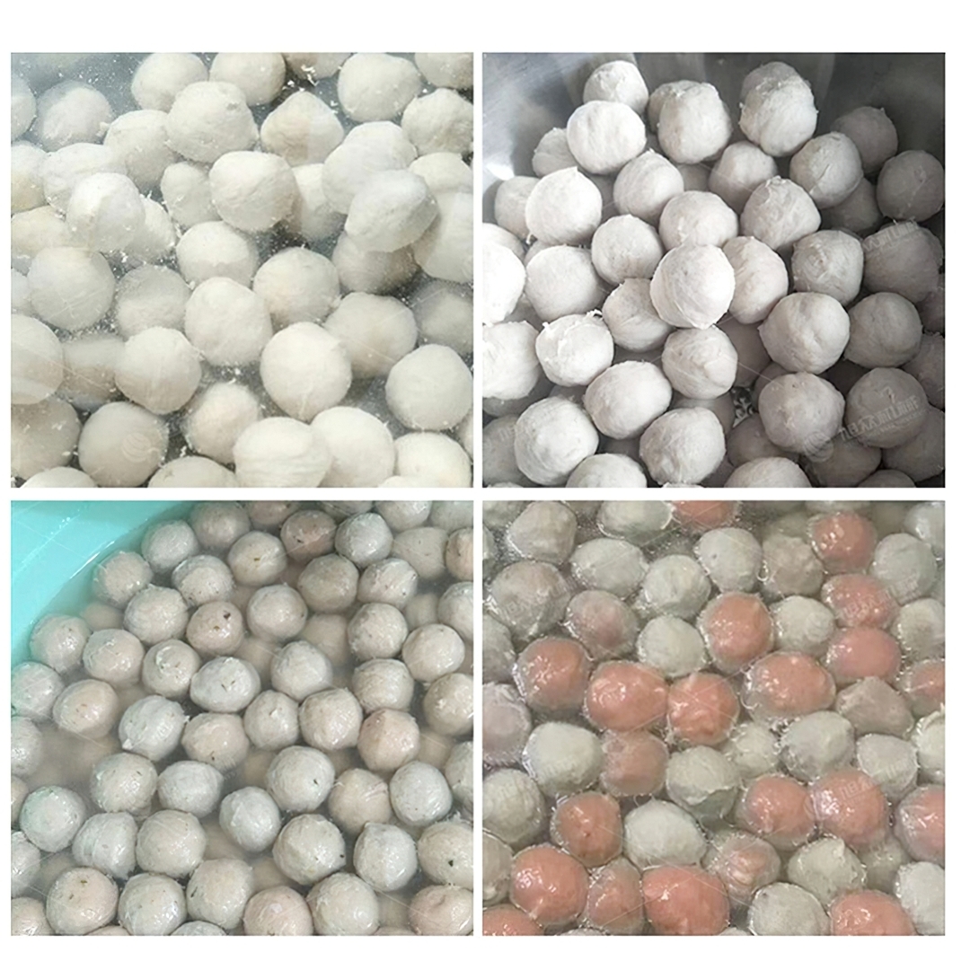 🌈15432 เครื่องทำลูกชิ้น สำหรับโรงงาน SME อัตโนมัติ เนื้อลูกชิ้นปลา หมู เนื้อ