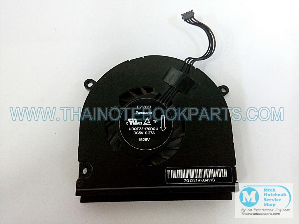 MT08125 พัดลมโน้ตบุ๊ค Apple Macbook Pro 13" 1278 Laptop Fan (สินค้ามือสอง) 2