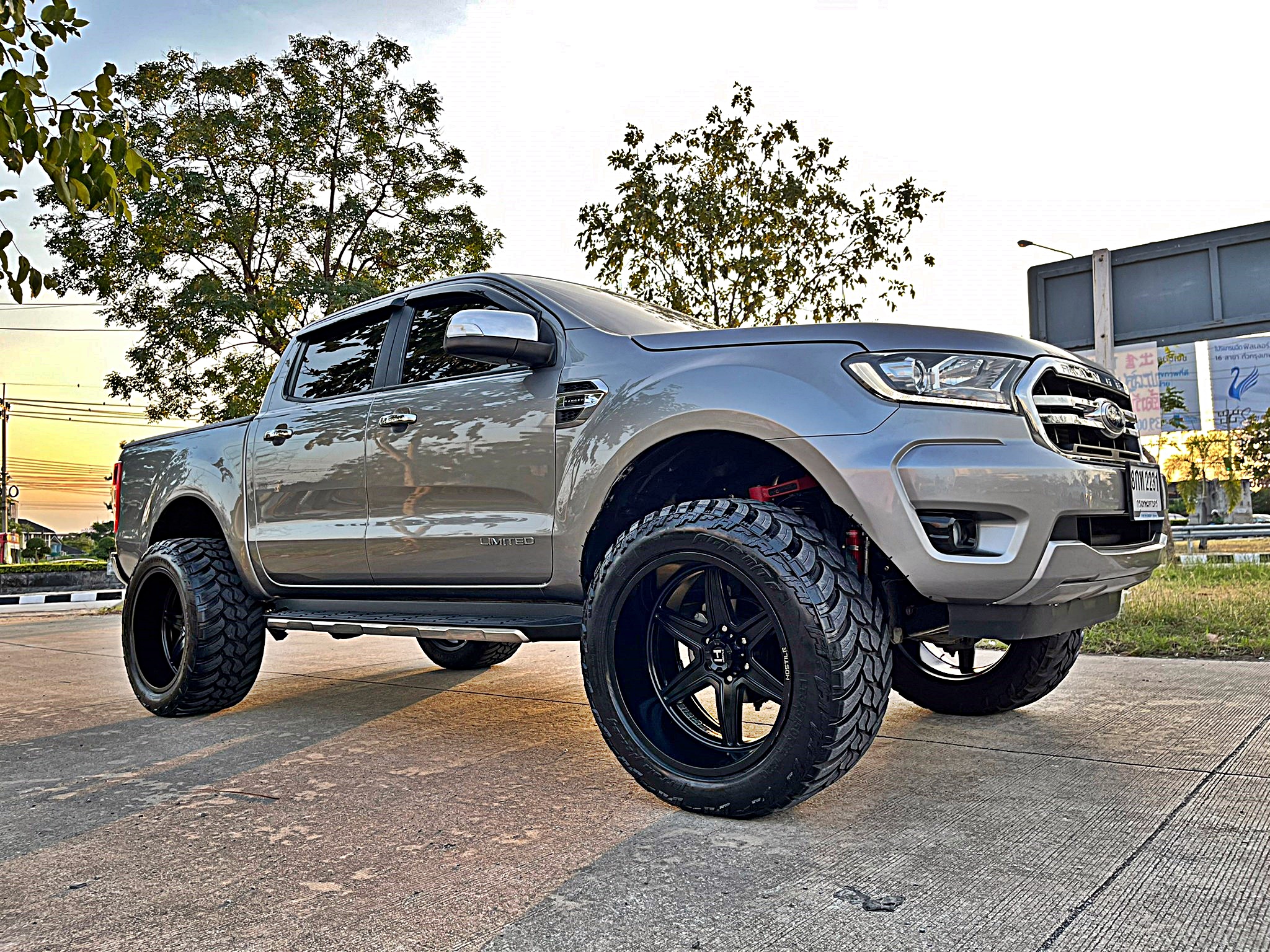 FORD RANGER ล้อ HOSTILE H117 ขอบ22 ที่ STEP9