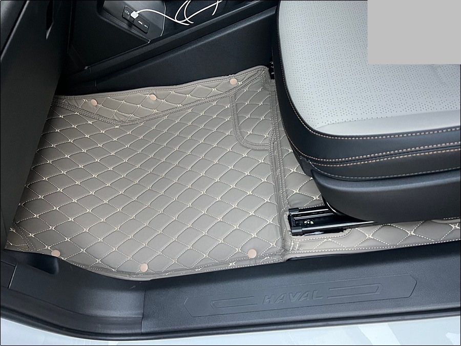 พรมปูพื้นรถยนต์ 6D GWM HAVAL JOLION HEV พรม6D เกรดA เต็มคัน รวมแผ่นท้าย ปิดเบาะ 6ชิ้น