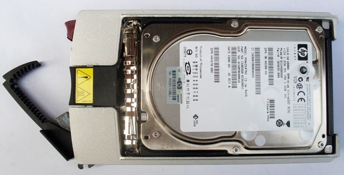 HP 72.8GB 10K RPM SCSI Ultra 320, 3.5Inc Hot-Swap, W/Tray