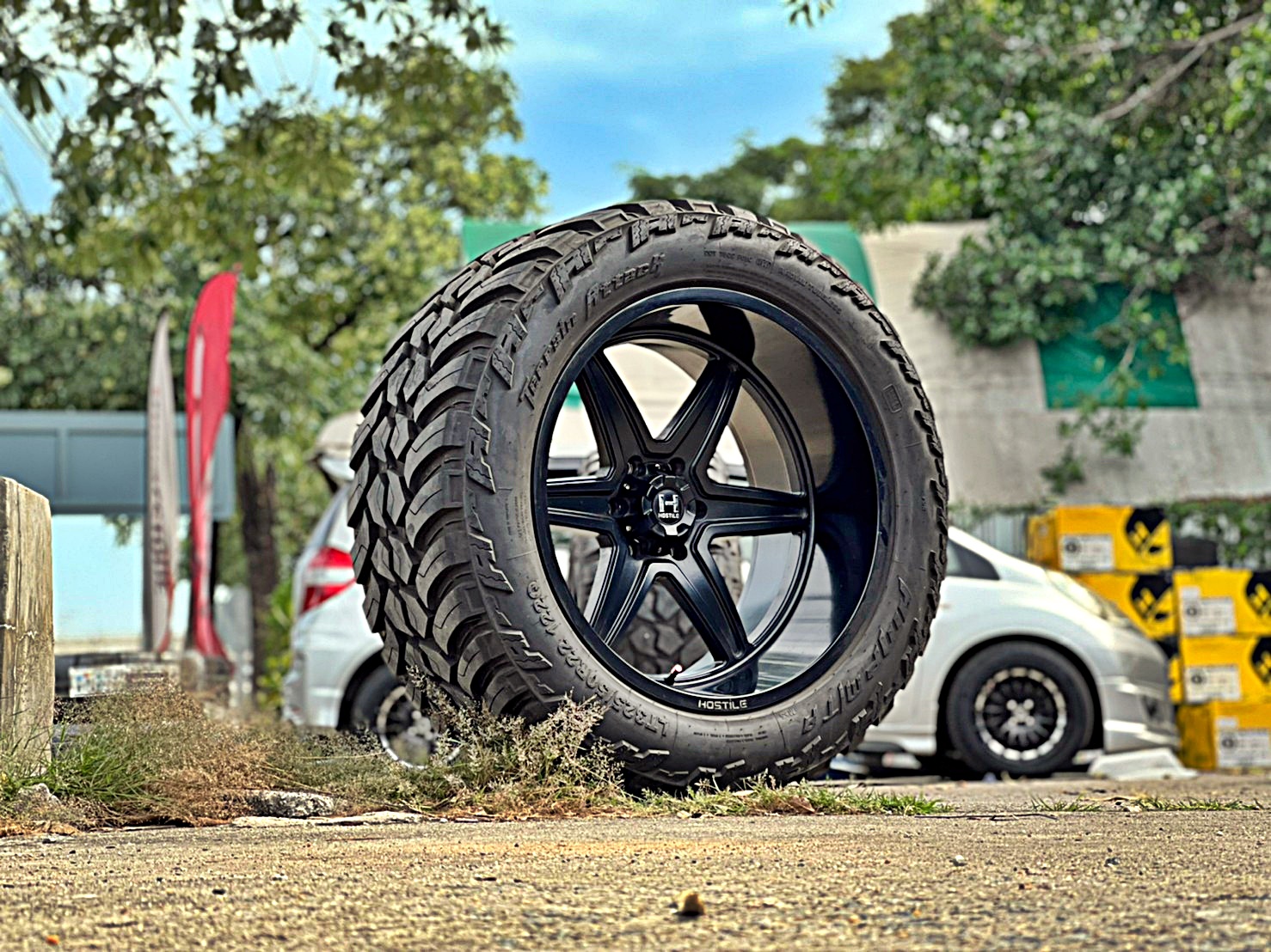 FORD RANGER ล้อ HOSTILE H117 ขอบ22 ที่ STEP9