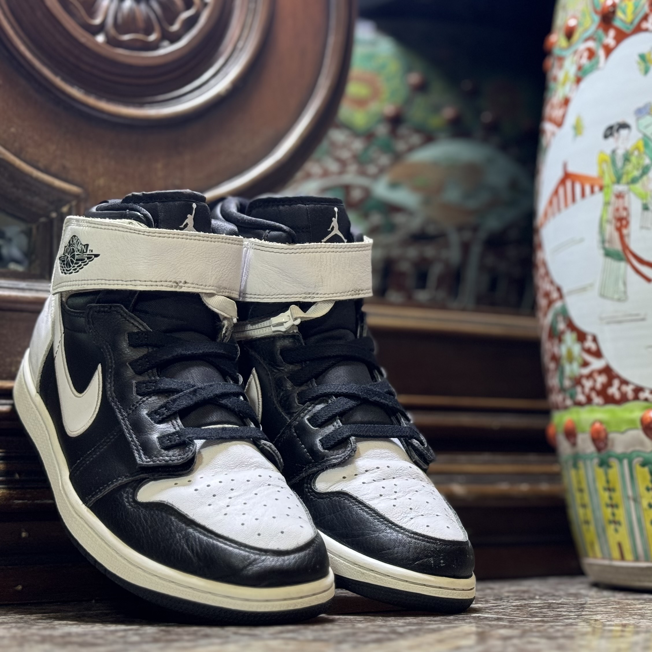 รองเท้า Nike Air Jordan 1 Hi FlyEase ‘PANDA’ #มือ2 (M10.5US)