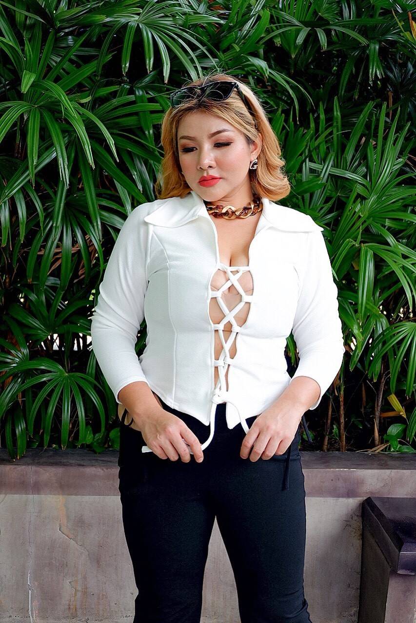 เสื้อแขนยาวเซ็กซี่ อก40ถึง46นิ้ว