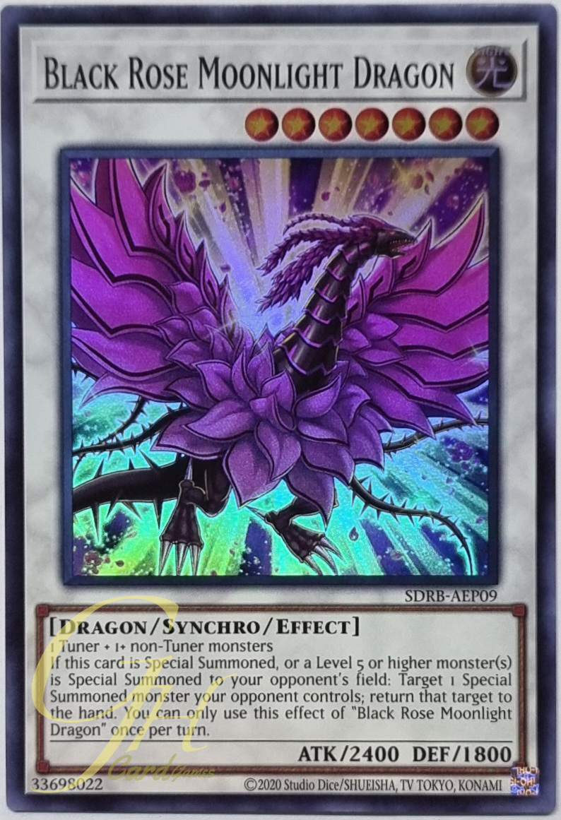 Yugioh [SDRB-AEP09] Black Rose Moonlight Dragon (Super Rare)