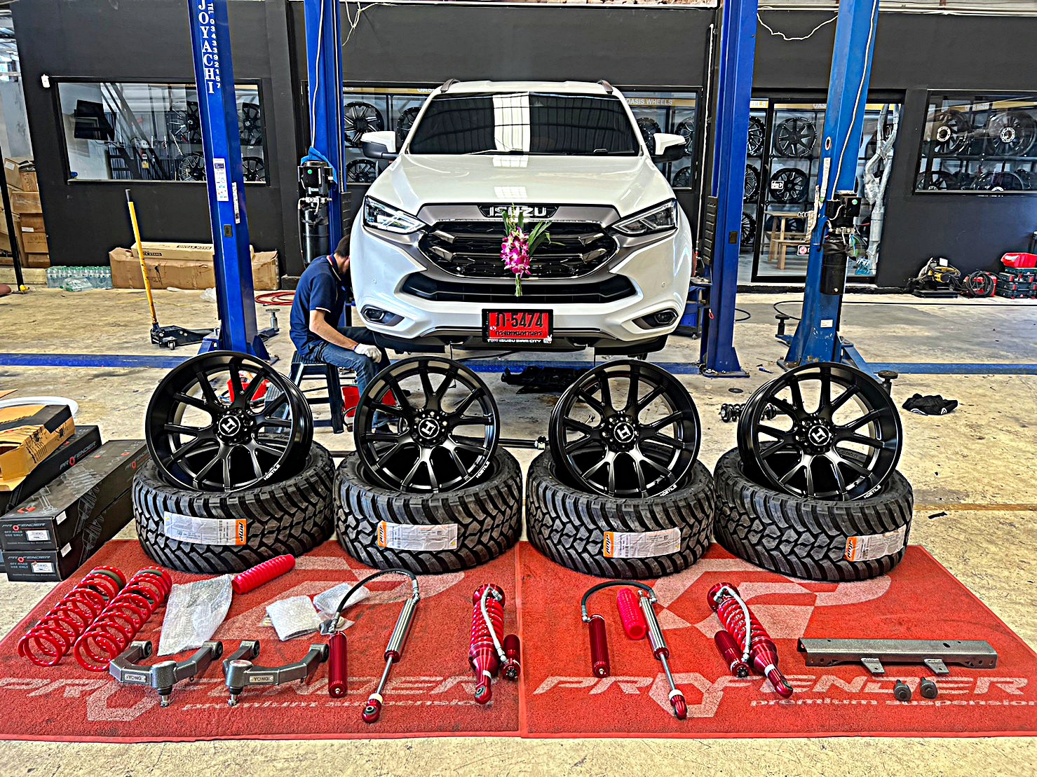 ล้อแท้ HOSTILE H113 ขอบ22 ใส่ MU-X แต่งเมกา