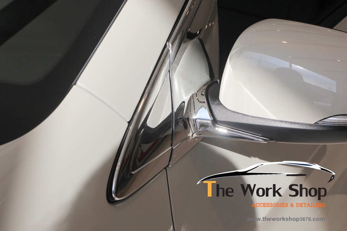 A Pillar Molding for Picanto ( ชุดโครเมี่ยมแต่งฐานกระจก )