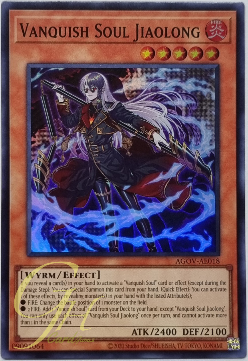 Yugioh [AGOV-AE018] Vanquish Soul Jiaolong (Super Rare)