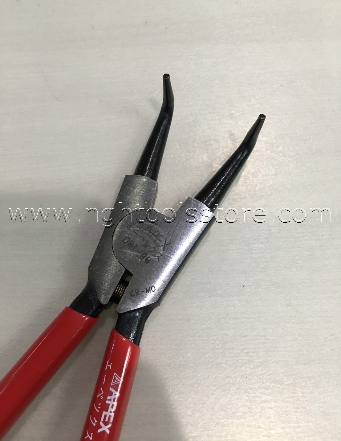 คีมถ่างแหวนปากงอ ขนาด 9" ยี่ห้อ APEX