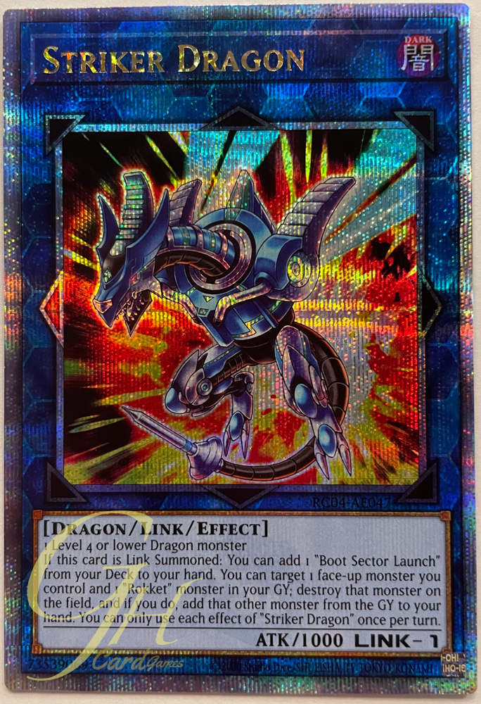 Yugioh [RC04-AE047] Striker Dragon (Quarter Secret Rare)