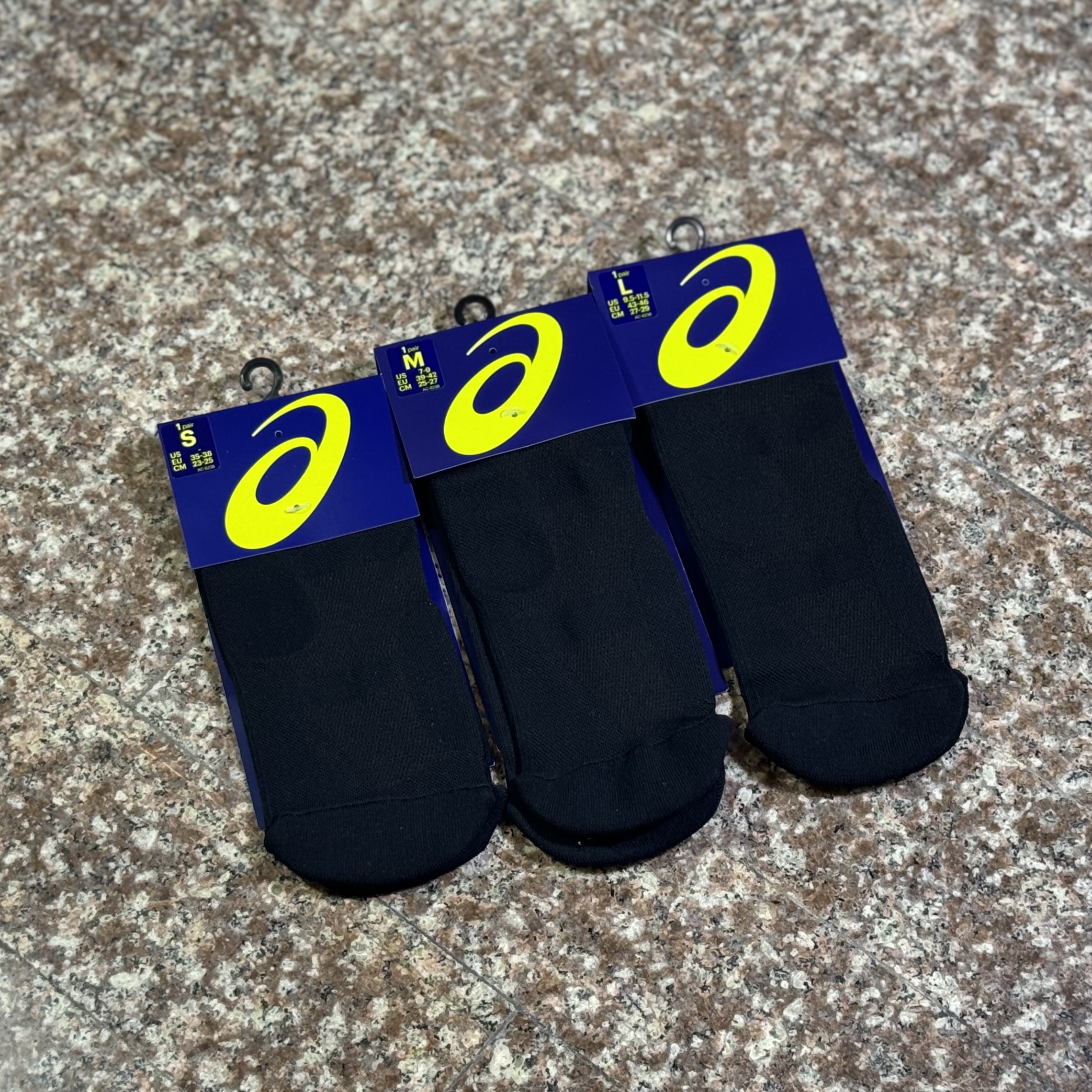 ถุงเท้าวิ่ง ASICS Pro-Fit Ankle Running Socks ‘BLACK’ (S,M,L)