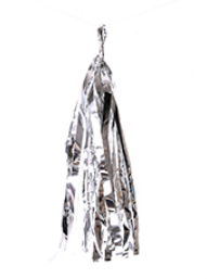 พู่กระดาษ สีเงินเงา(1แพค มี 5 ชิ้น)