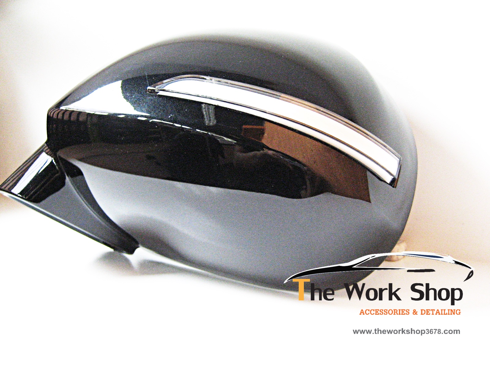 Black : Side mirror with LED - กระจกมองข้างสีดำ พร้อมไฟ LED