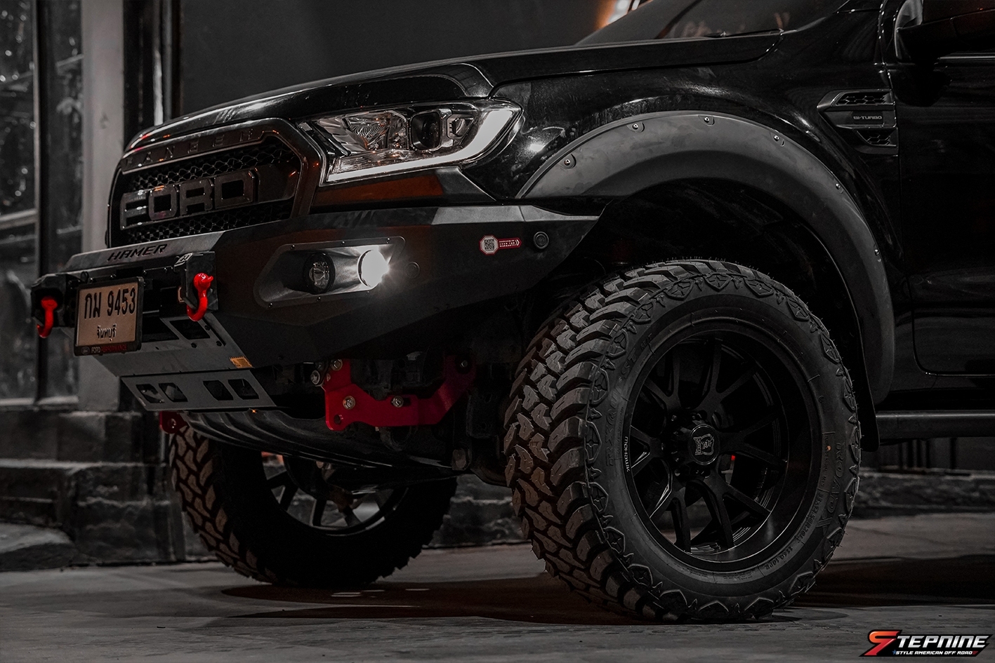 FORD RANGER จองคิวมาจากจันทบุรี ชุดแต่ง HAMER รอบคันที่ STEP9