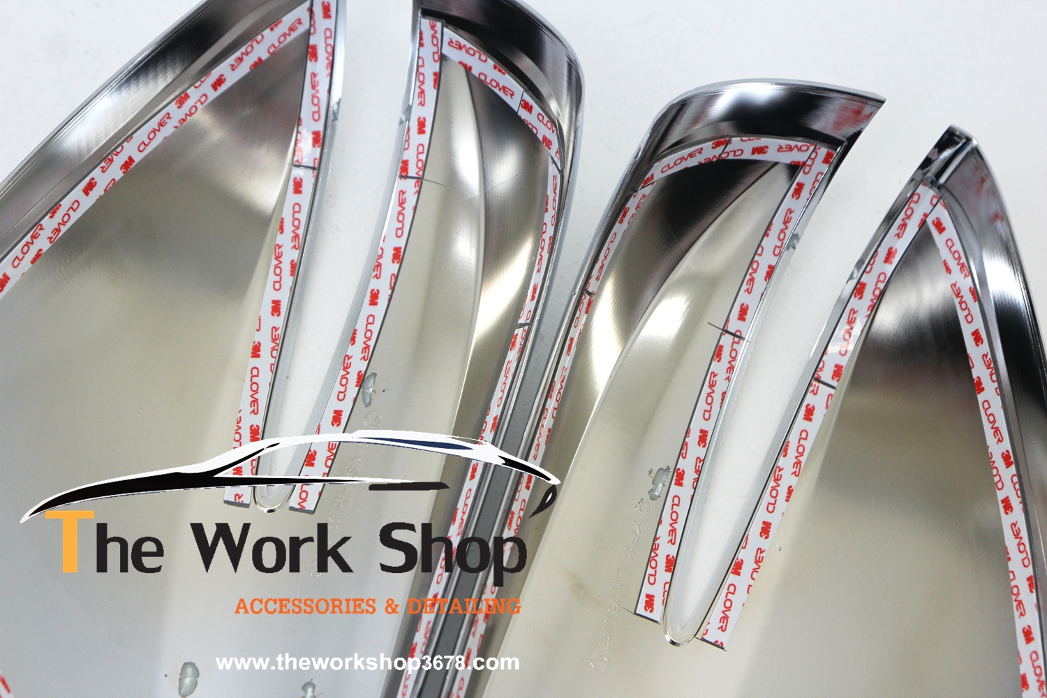 Side Mirror Chrome Garnish for Sonata ( โครเมี่ยมครอบกระจกมองข้าง )