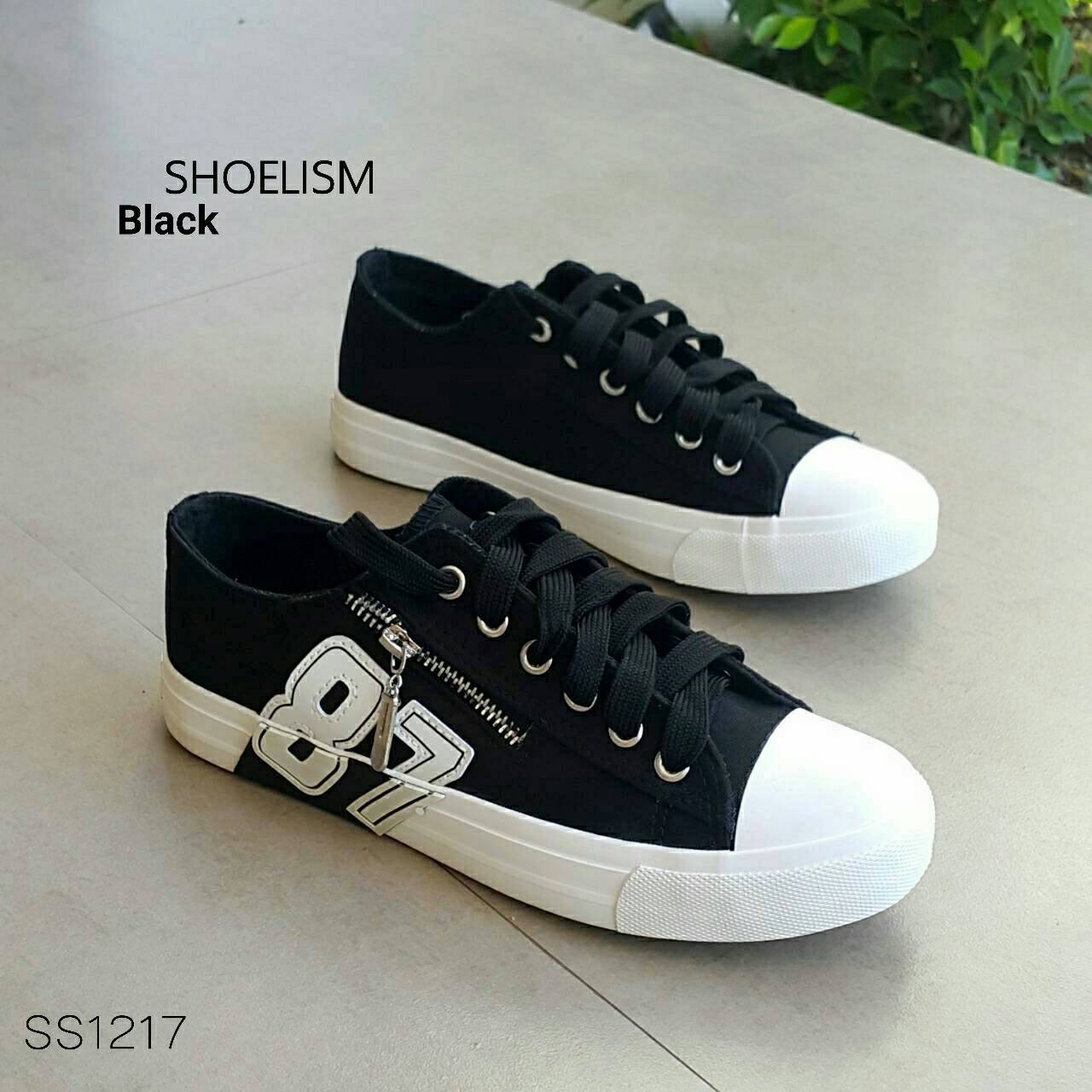 ผ้าใบสไตล์ ใส่ลำลอง มีซิปข้าง