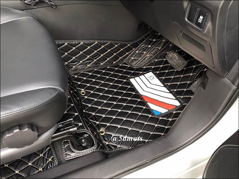 พรมปูพื้นรถยนต์ 6D TOYOTA VIOS (2007-12) พรม6D QX สวยงาม เข้ารูป เต็มคัน 3ชิ้น