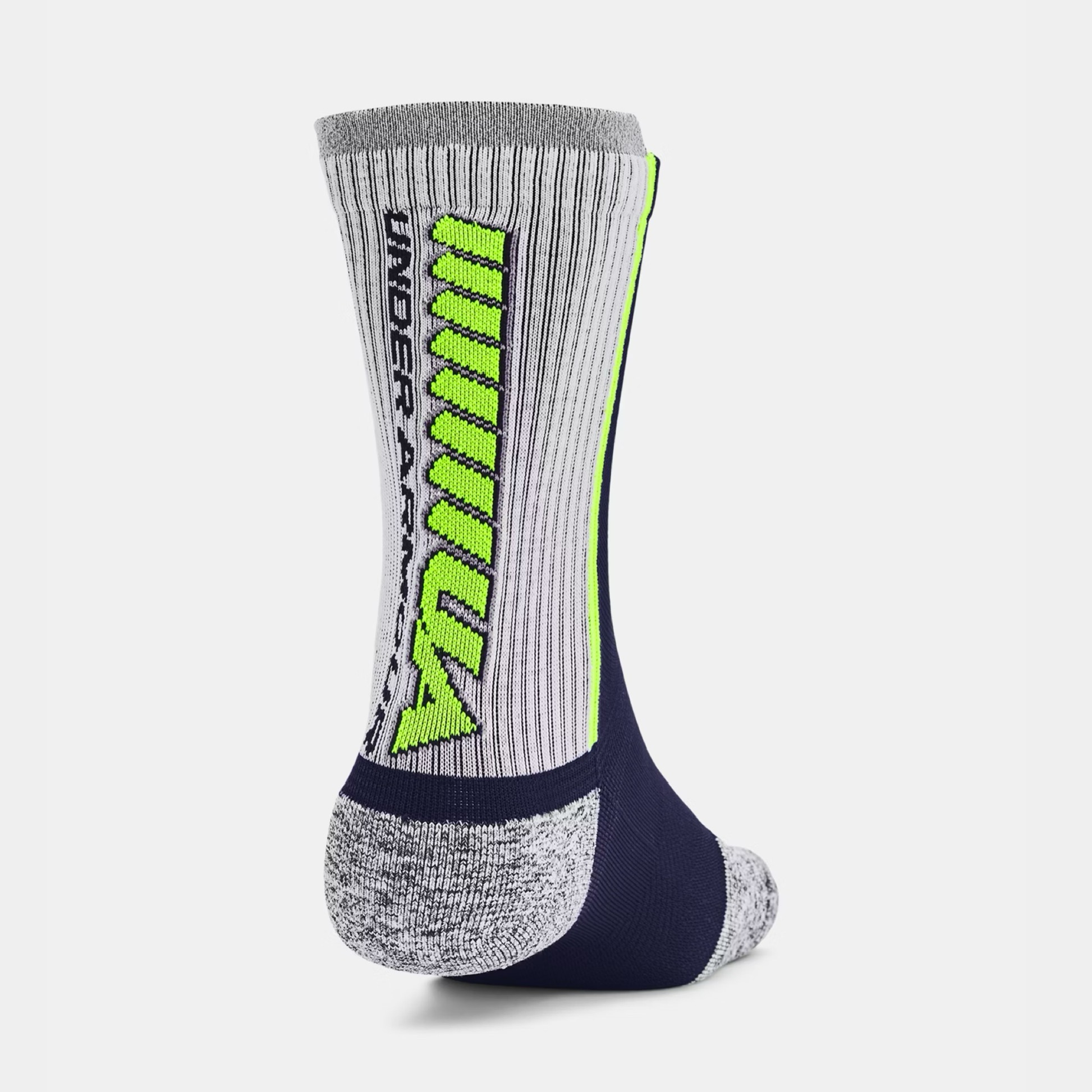ถุงเท้าวิ่ง Under Armour Cushioned Crew Running Socks ‘Midnight’ (MD,LG)