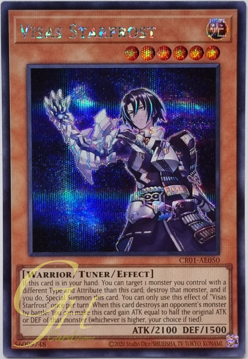 Yugioh [CR01-AE050] Visas Starfrost (Secret Rare)