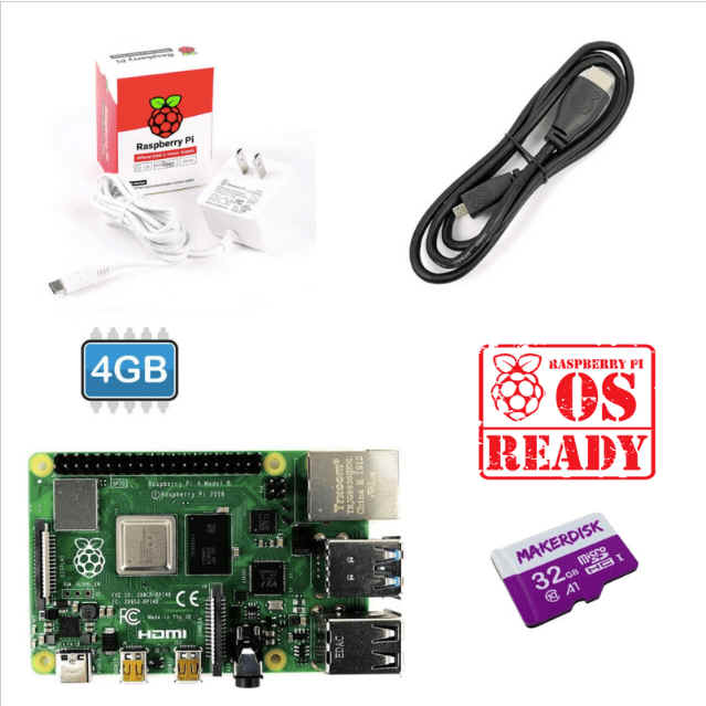 ชุดทดลอง Raspberry Pi 4 model B Ram 4 Gb และ 8 GB (สินค้าพรีออเดอร์)
