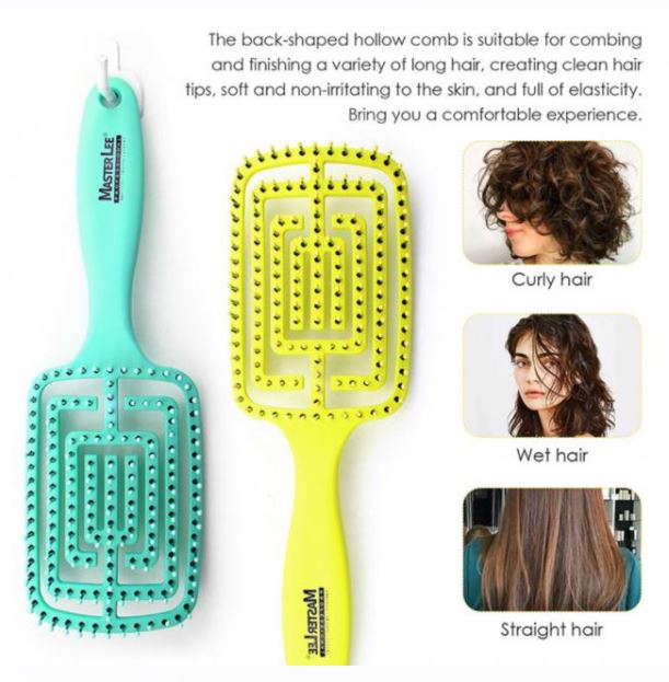 Master lee brush comb แปรงหวีผมตรงนวดบำรุงเส้นผม